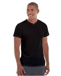 Ryker LumaTech&trade; Tee (V-neck)-S-Black